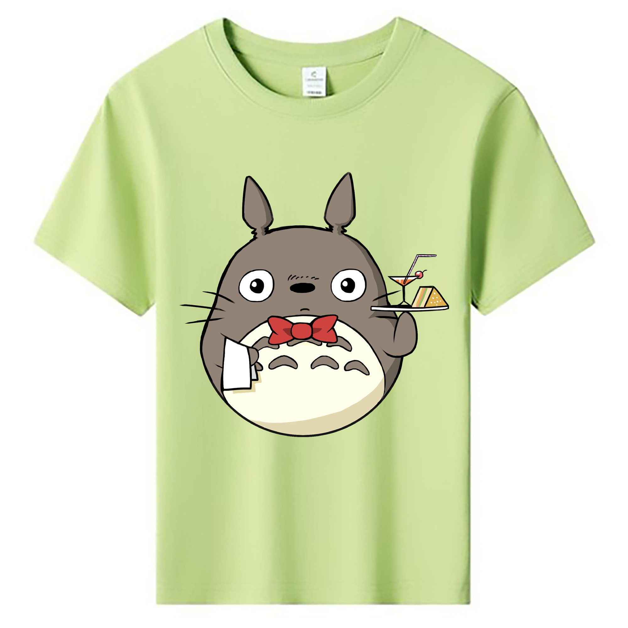 （画像用） となりのトトロ 草壁メイ 草壁サツキ My Neighbor Totoro Satsuki Kusakabe Mei Kusakabe 綿100％キッズTシャツ（フロントプリント）